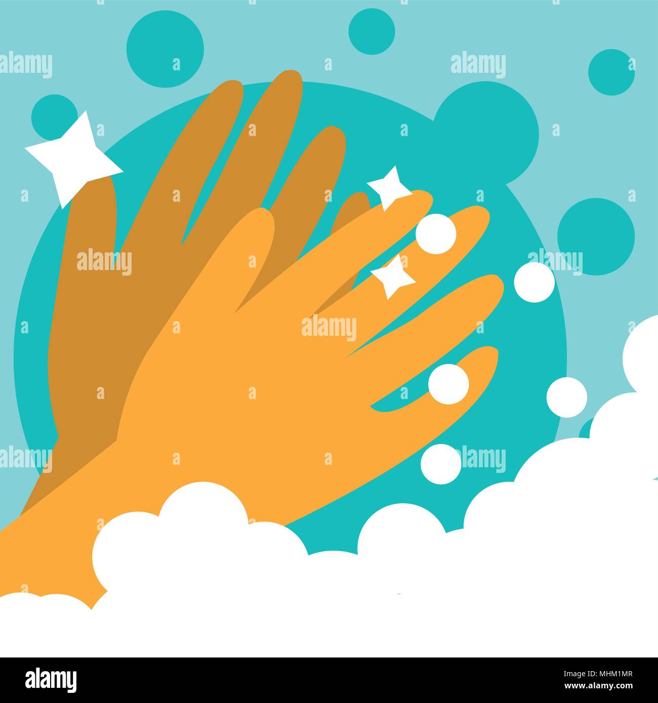 Cleaning concept supplies gloves Stock Vector Images - Alamy