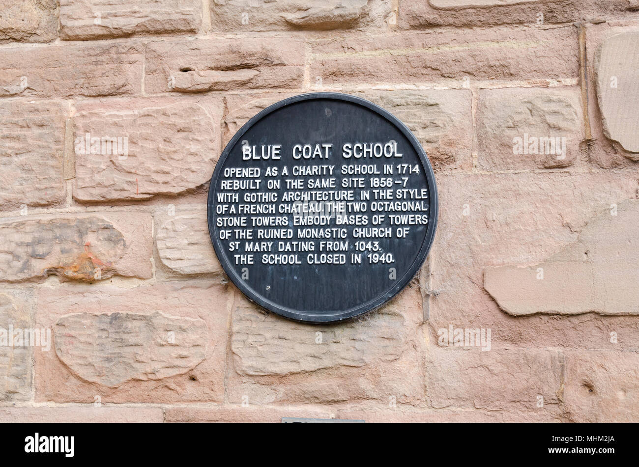 The Old Blue Coat School in Trinity Street, Coventry which closed in