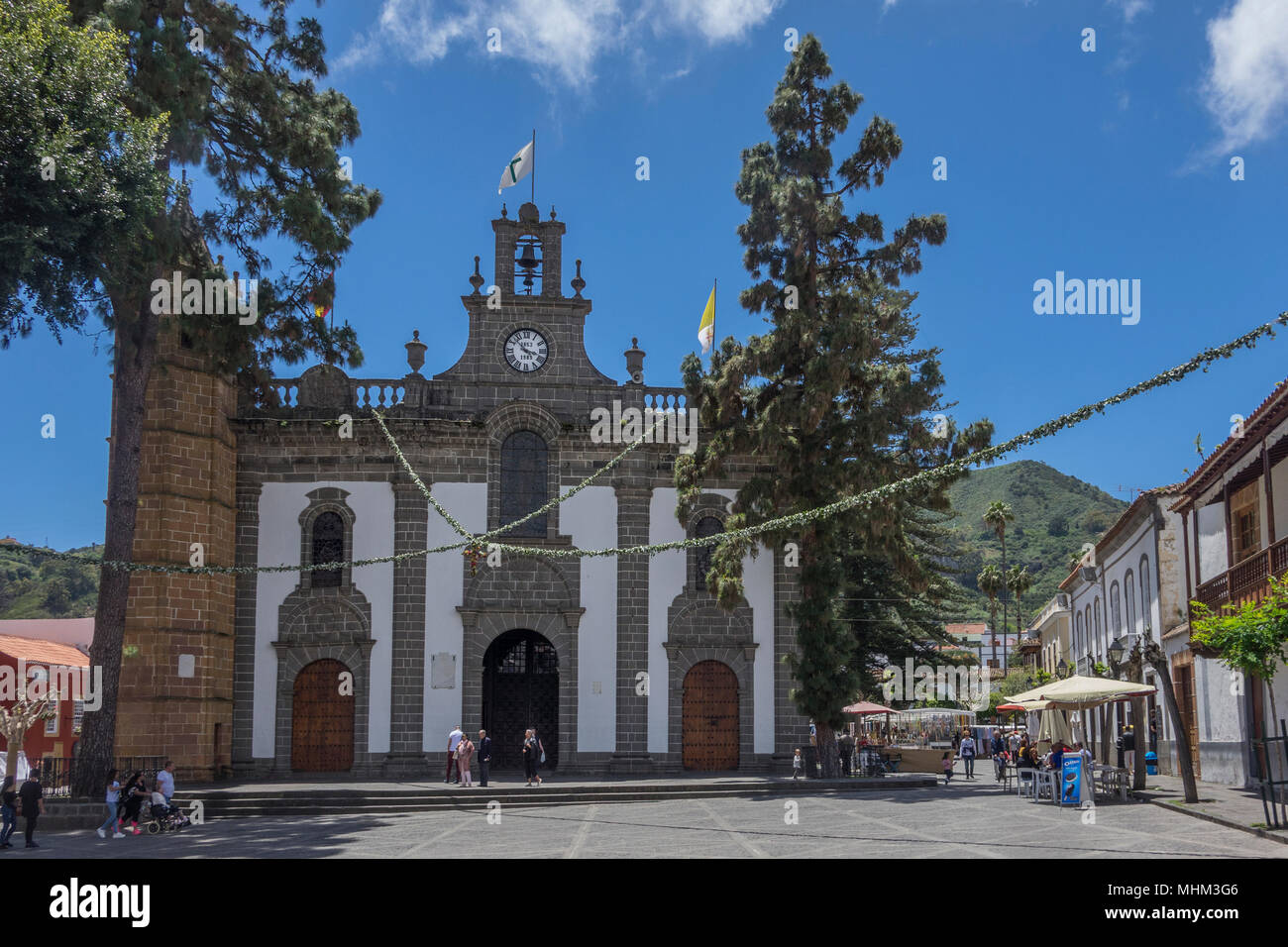 Spain, Grand Canary, Teror, Basilica Nuestra Senora del Pino Stock Photo