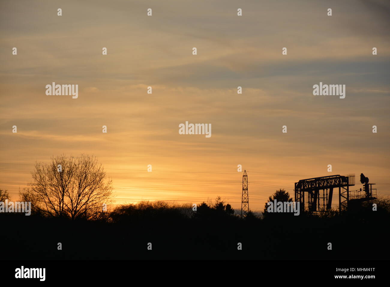Man made Vs Natural Stock Photo - Alamy