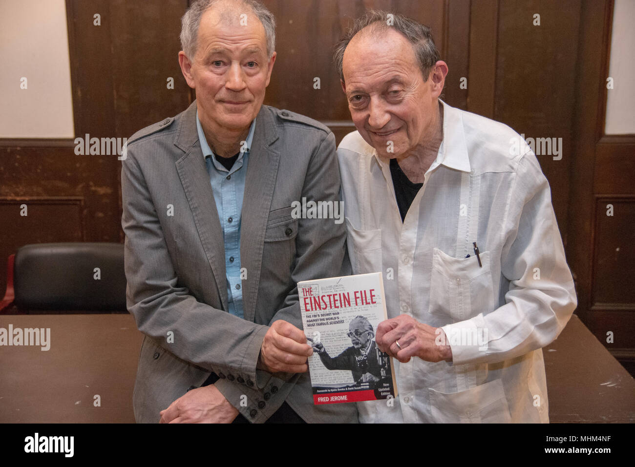 Author Fred Jerome with Robin Philpot of Baraka Books, publisher of the