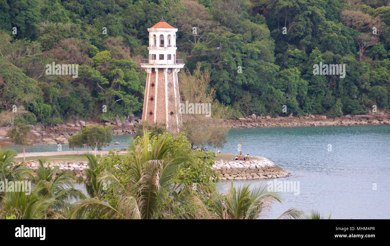 Langkawi Malaysia Apr 4th 2015 Teluk Burau Lighthouse On Langkawi