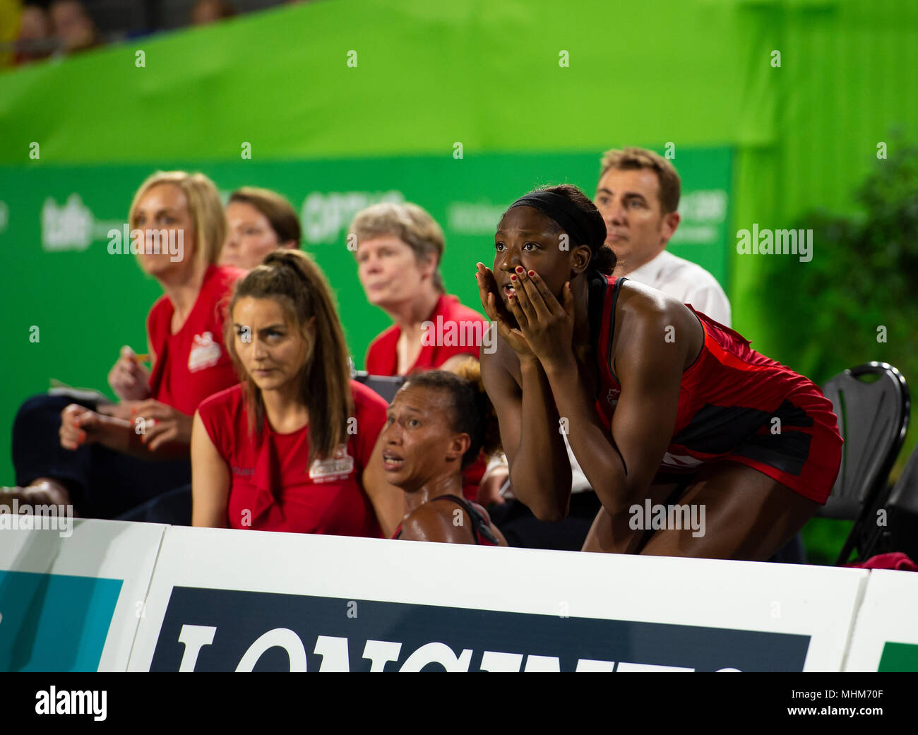 Australia v England Netball Gold Medal Match-Commonwealth Games 2018 Stock Photo