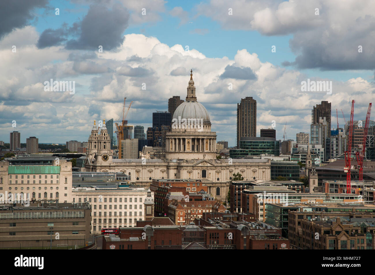 View from the Tate modern - London uk Stock Photo