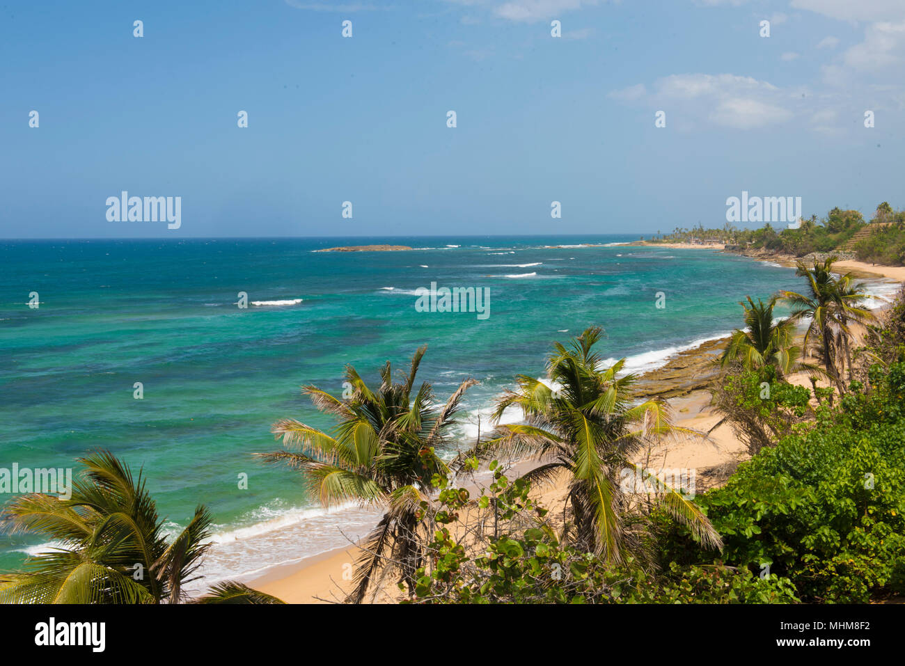 Beach On The Way To Old San Juan Puerto Rico Stock Photo Alamy