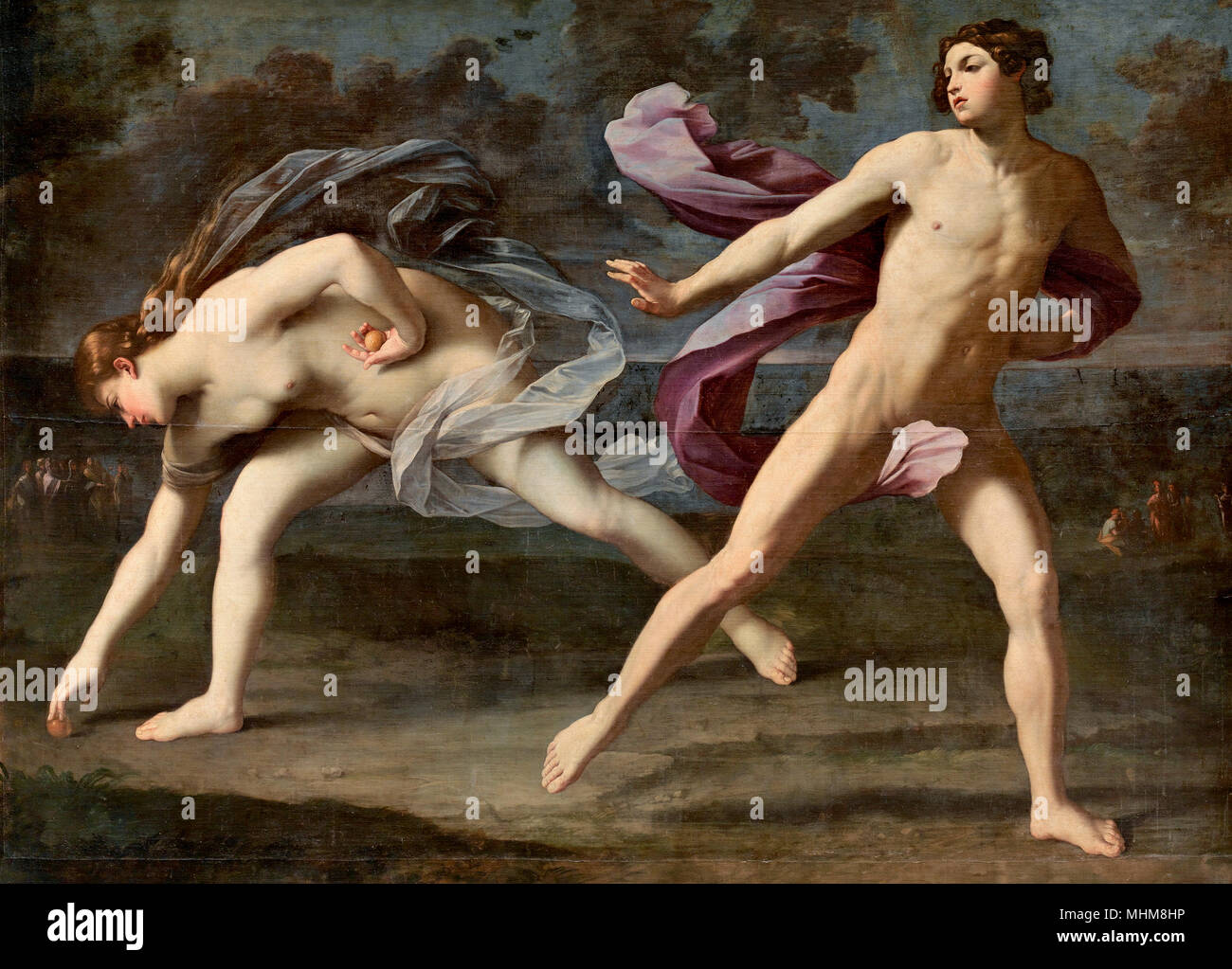 Hippomenes and Atalanta by Guido Reni, circa 1619 Stock Photo
