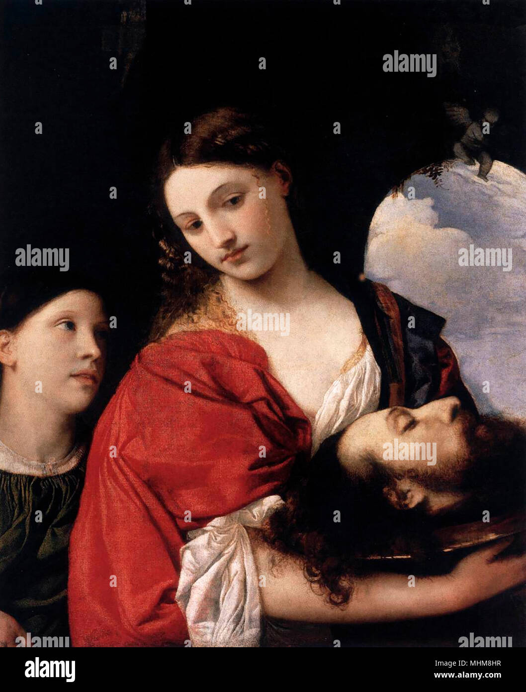 Salome with the Head of John the Baptist circa 1515, Titian Stock Photo