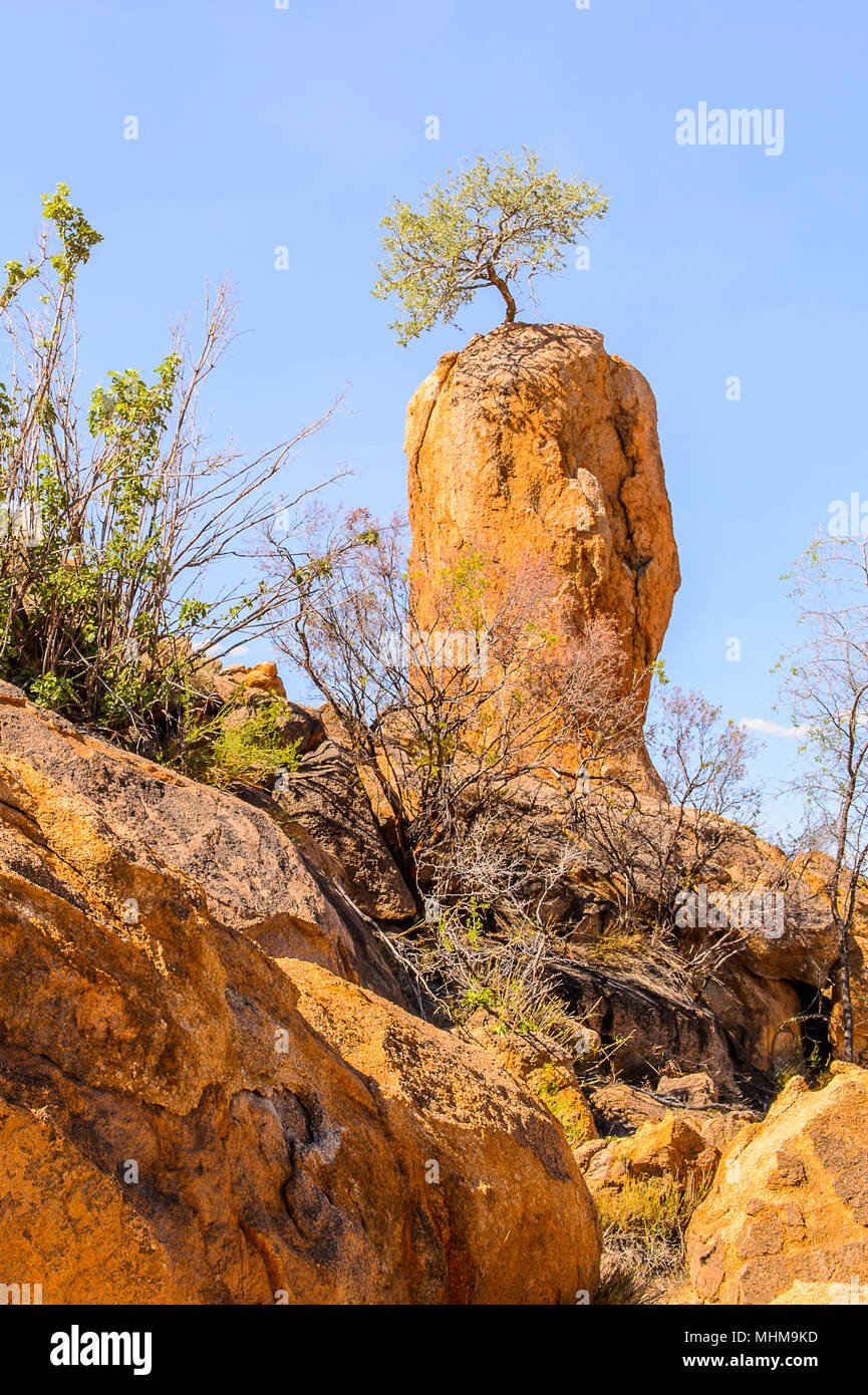Rocks in the Desert of Namibia Stock Photo - Alamy