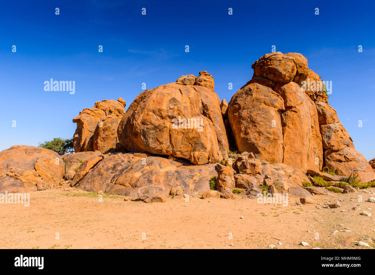 Rocks in the Desert of Namibia Stock Photo - Alamy