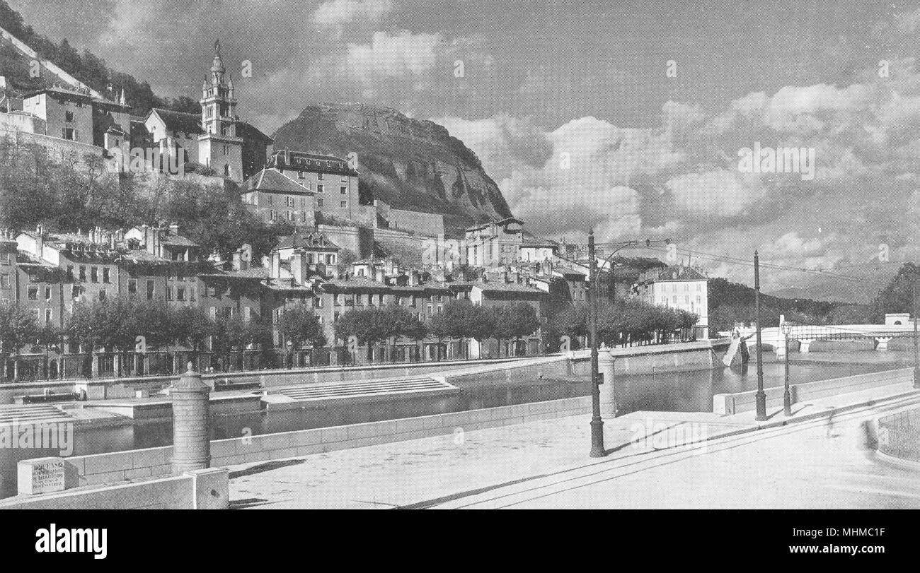 Grenoble rhône alpes isere france Black and White Stock Photos & Images -  Alamy