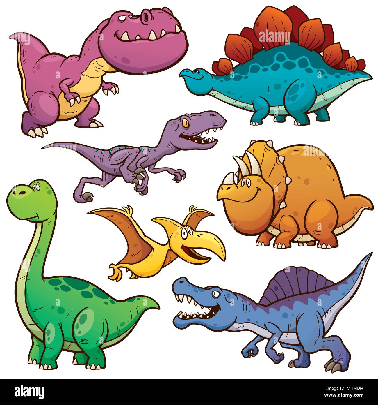 Динозаврики для печати