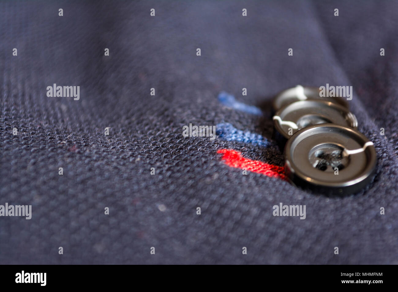 Closeup of suit buttons for business or formal wear Stock Photo Alamy