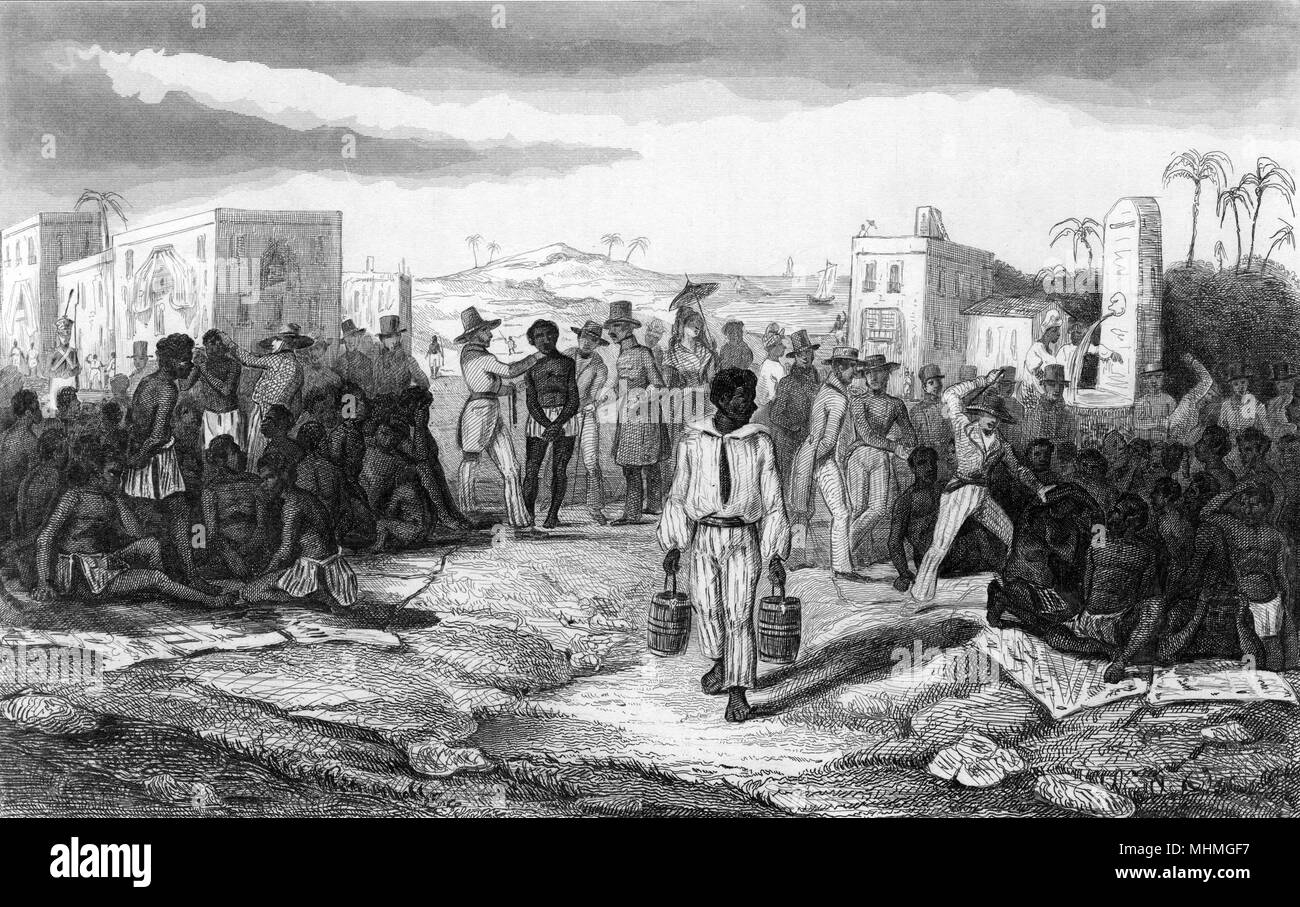 EAST AFRICA Trading for slaves on the East African coast Date circa