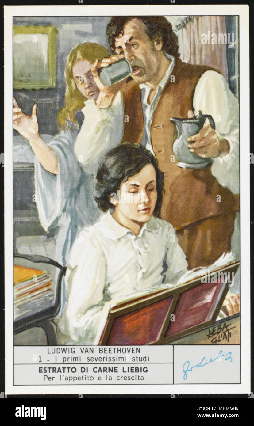 LUDWIG VAN BEETHOVEN Stock Photo