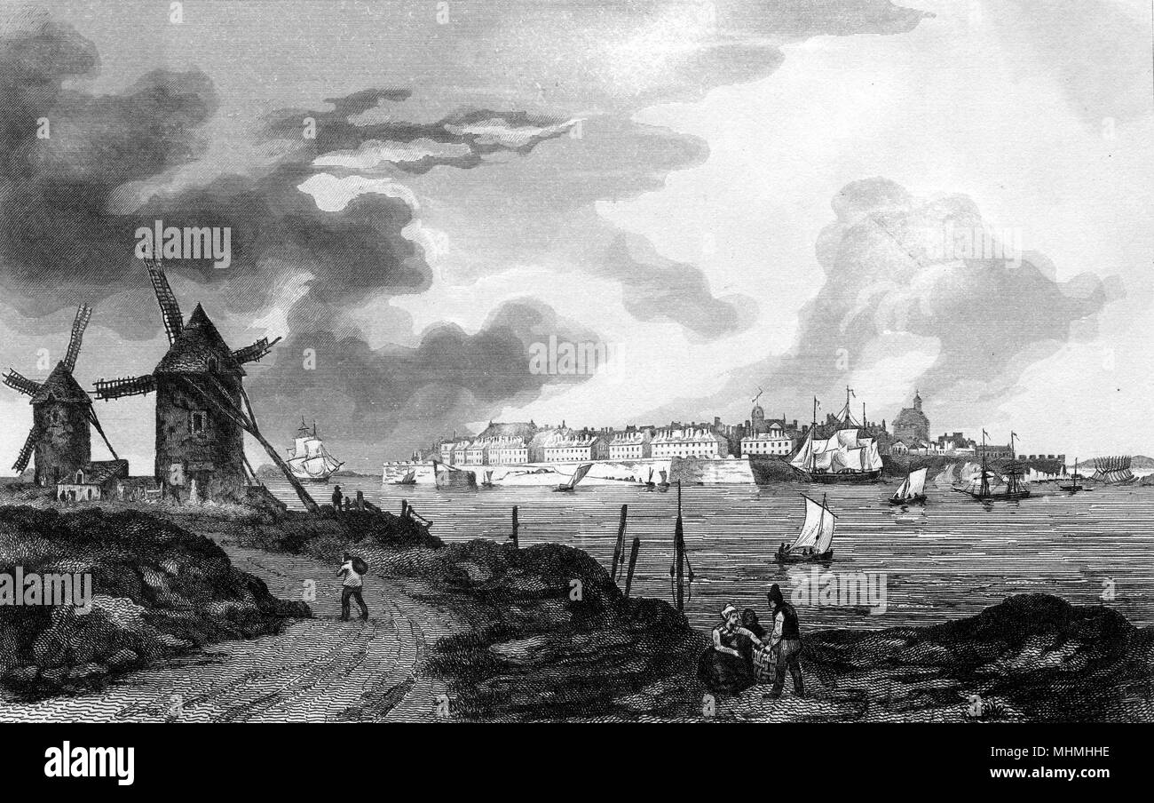 SAINTMALO CA 1820 Stock Photo Alamy