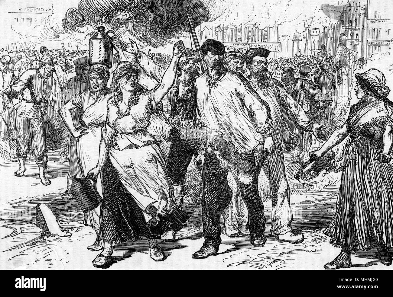 Paris commune 1871 may hi-res stock photography and images