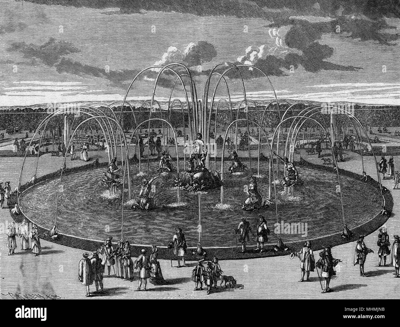 VERSAILLES/FOUNTAINS Stock Photo