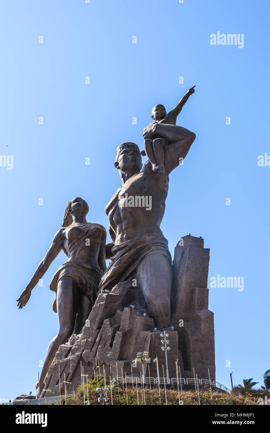 Monument in Dakar, Senegal Stock Photo Alamy
