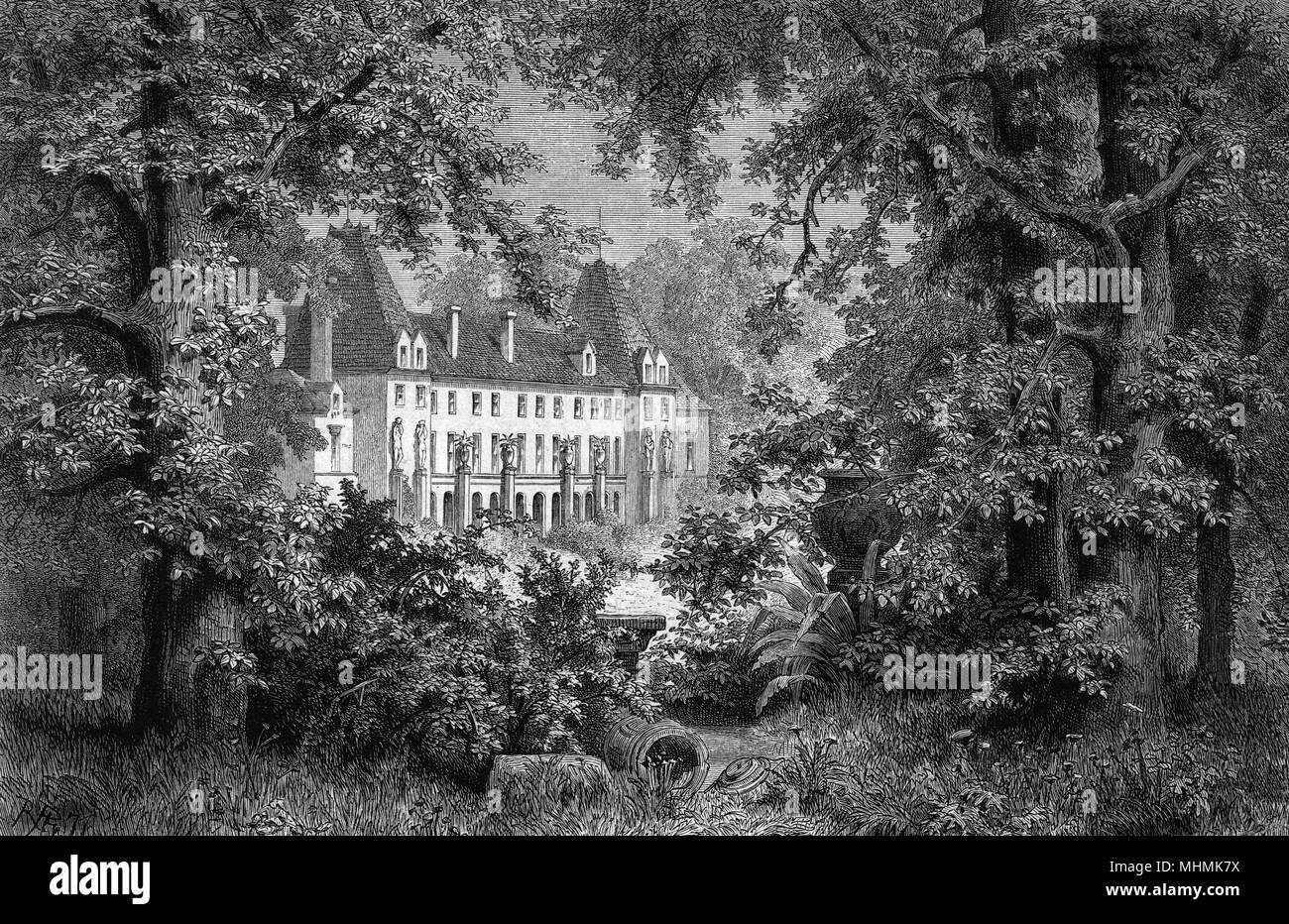 Malmaison       Date: 1870 Stock Photo