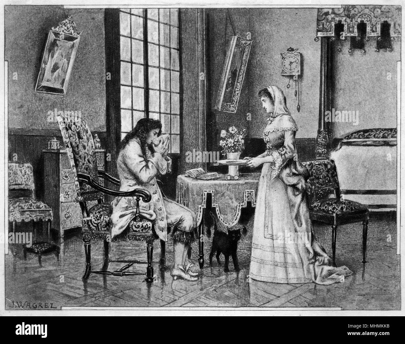 MarieMadeleine, Marquise de Brinvilliers, poisons her papa, M. de