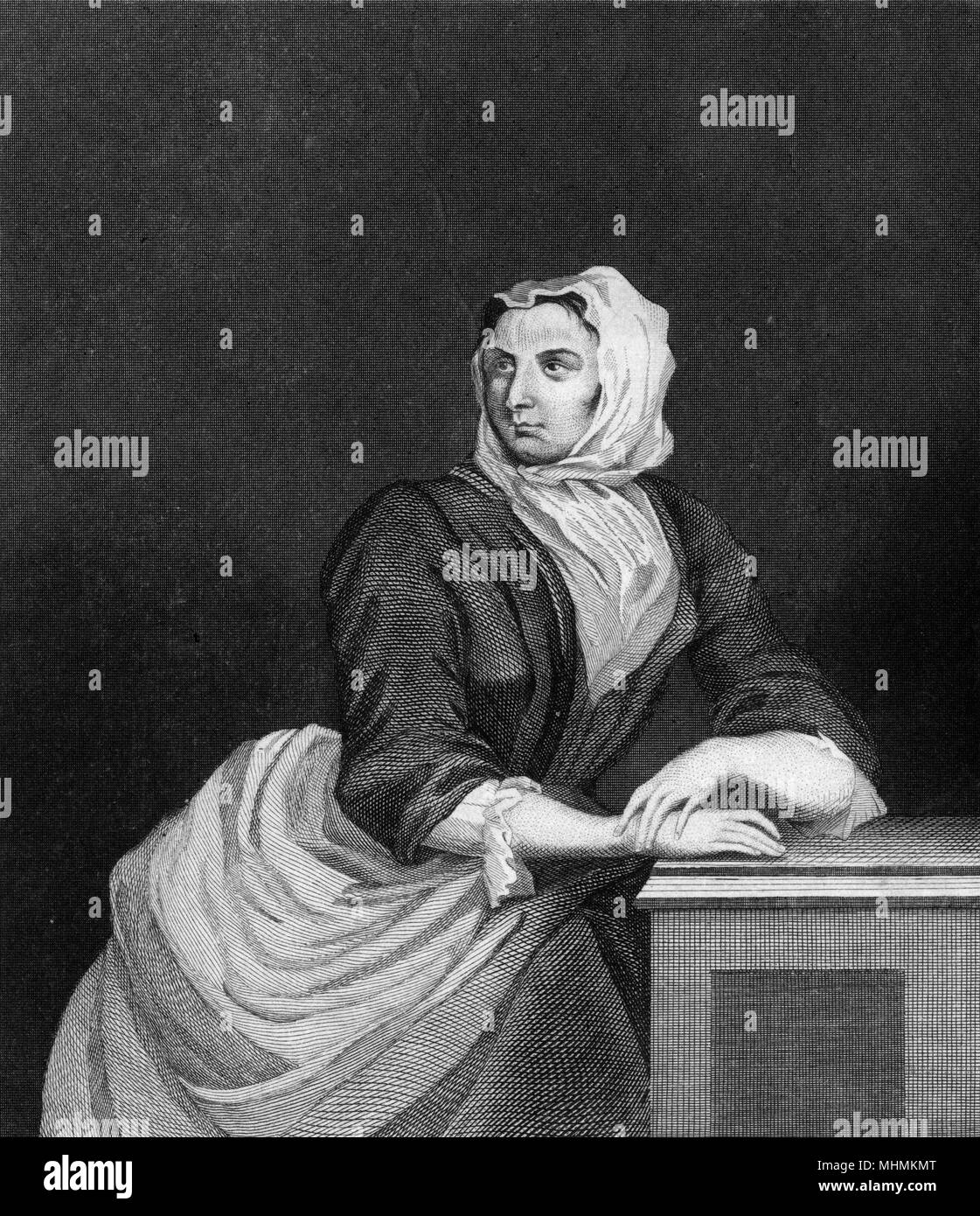 Sarah Malcom, who was hanged for the robbery &amp; vicious murder of three women; the crimes gained her tremendous notoriety      Date: 1711 - 1733 Stock Photo