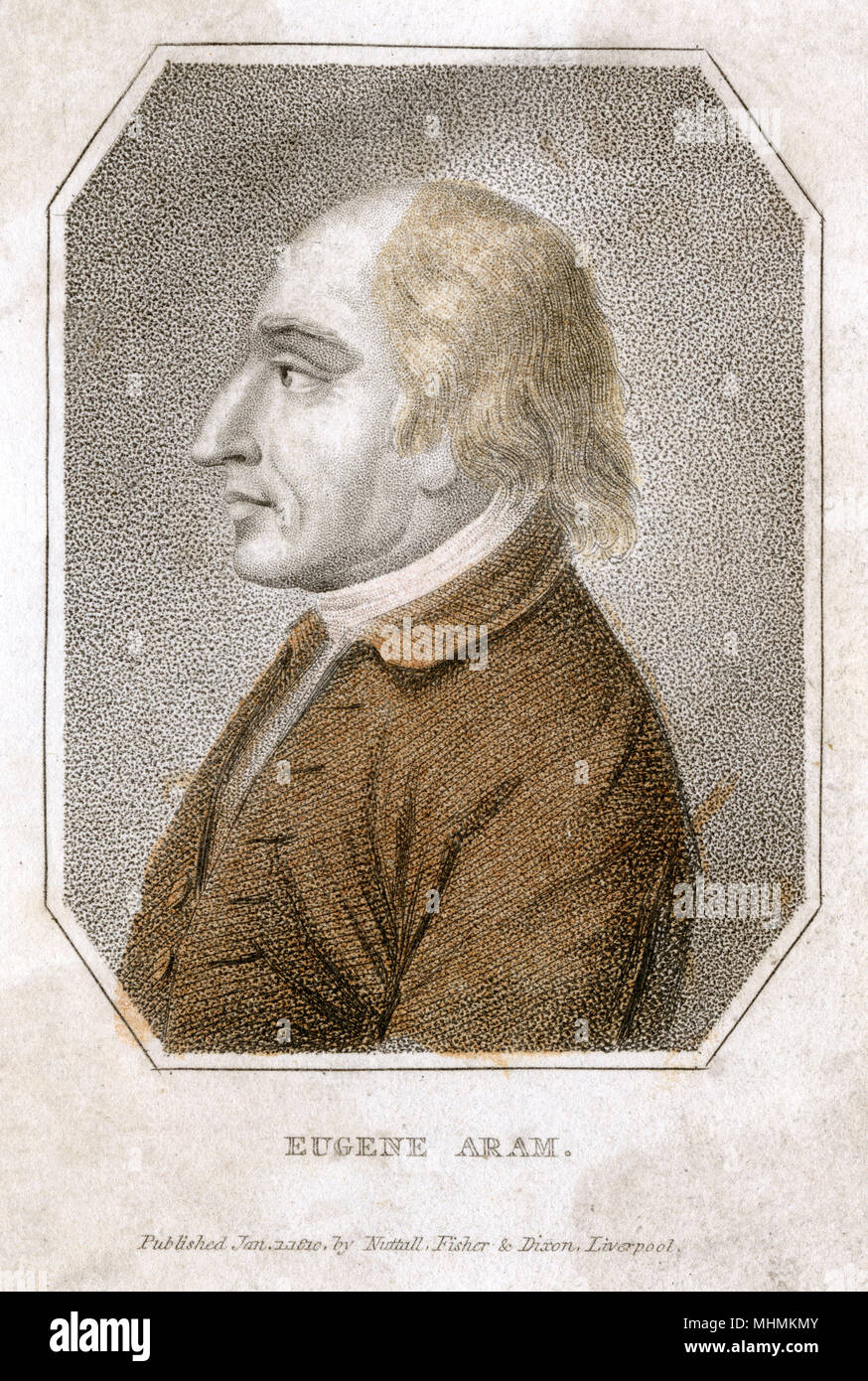 Eugene Aram, murderer        Date: 1704 - 1759 Stock Photo