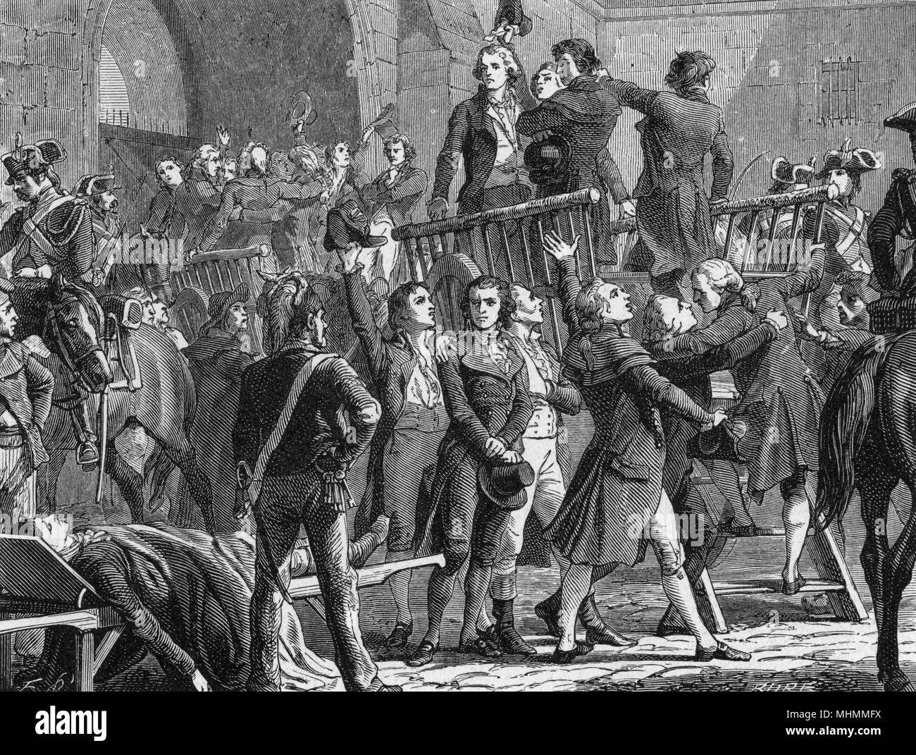 Condemned to the guillotine hi-res stock photography and images - Alamy