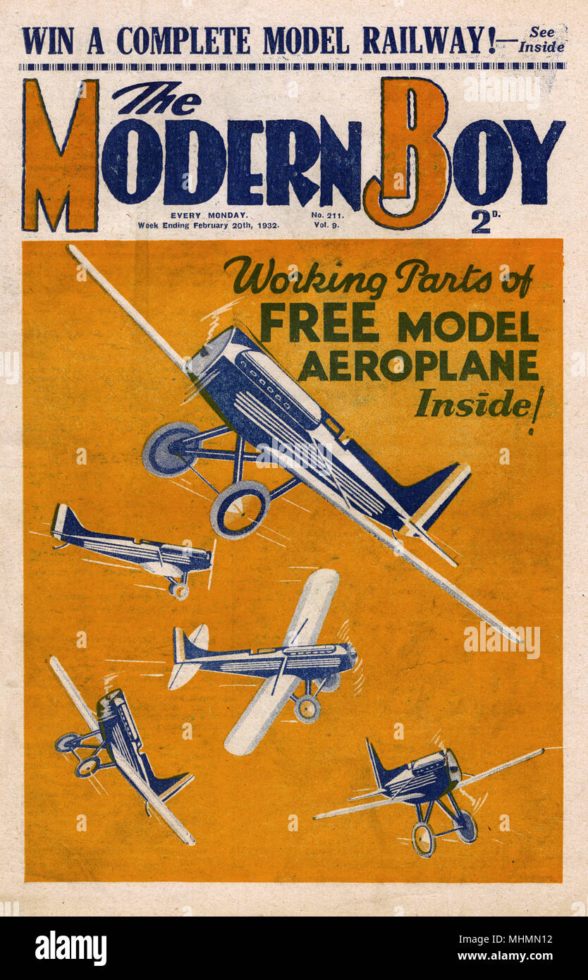 Model aeroplanes Stock Photo
