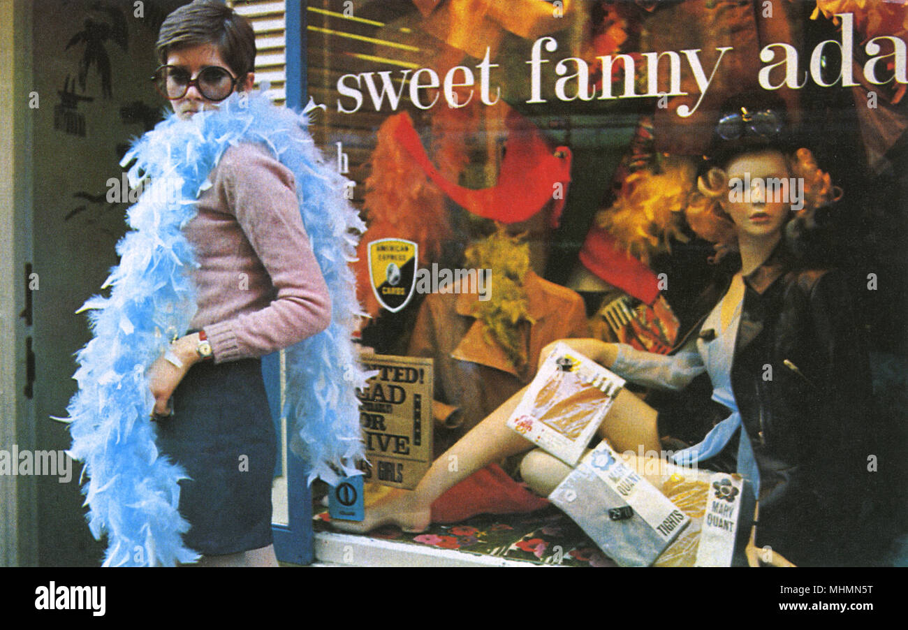 Sweet Fanny Adams, Carnaby Street, 1960s Stock Photo
