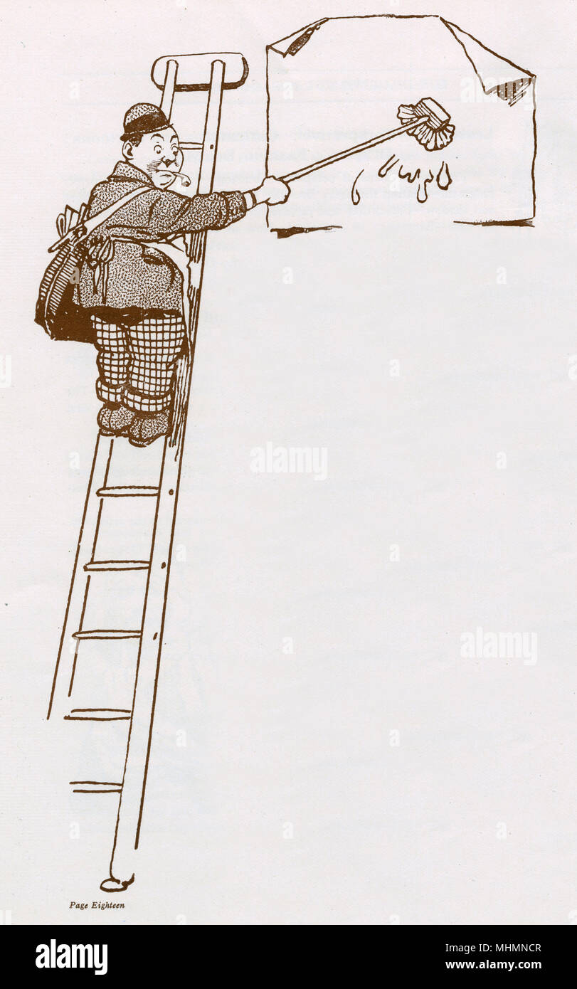 John Hassall Correspondence Art School the Poster Course Stock Photo