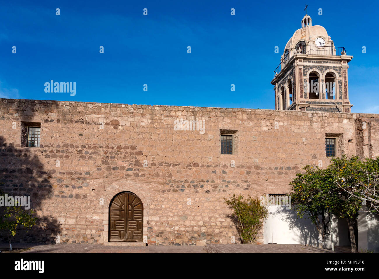 church of Loreto Mission Baja California Sur Mexico Stock Photo