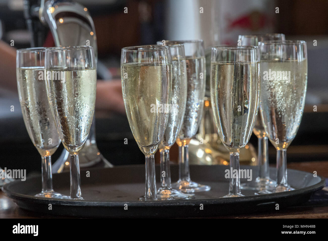 Two glasses champagne detail hi-res stock photography and images - Alamy