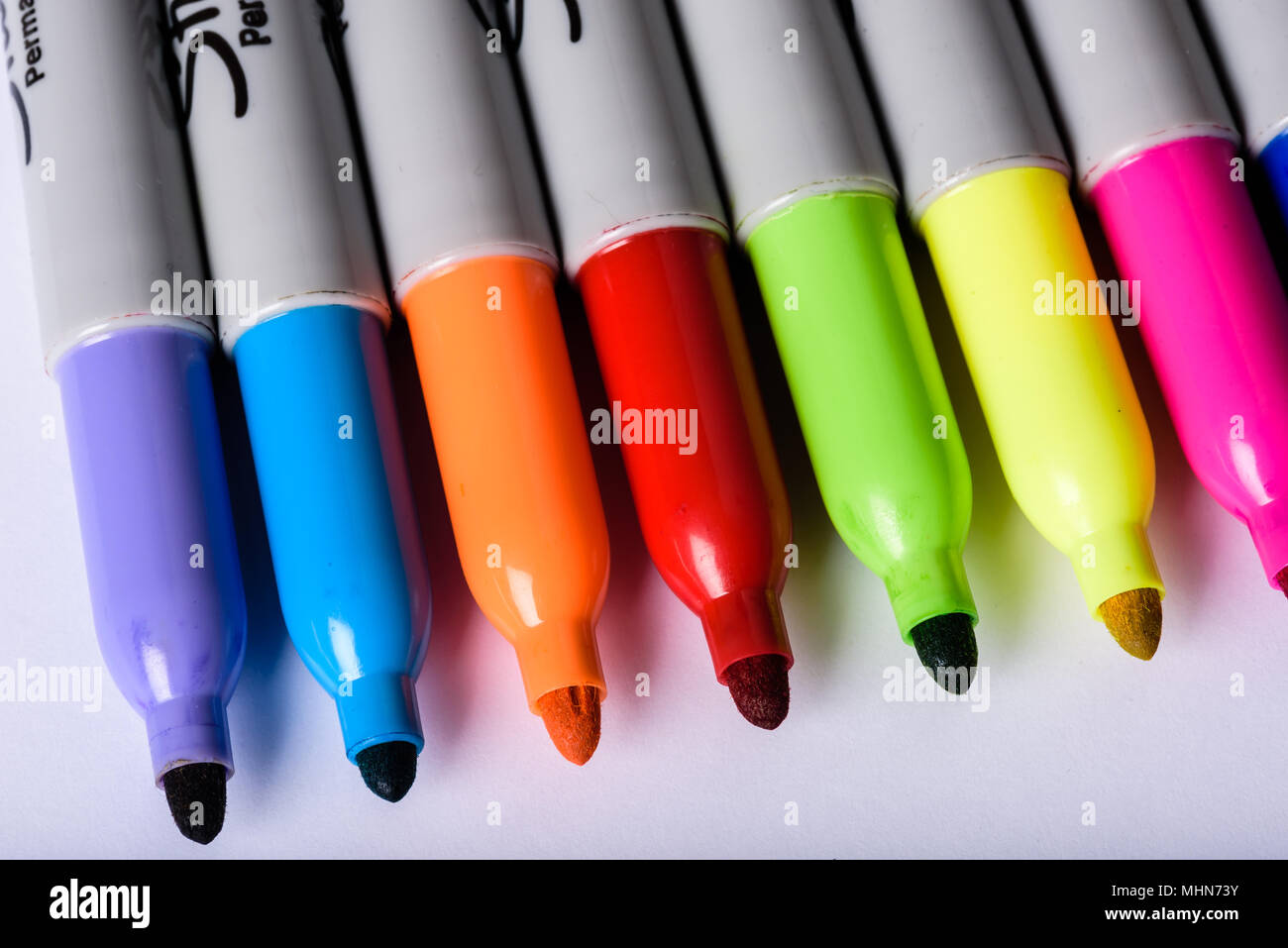 Felt Tip Pens Stock Photo - Alamy