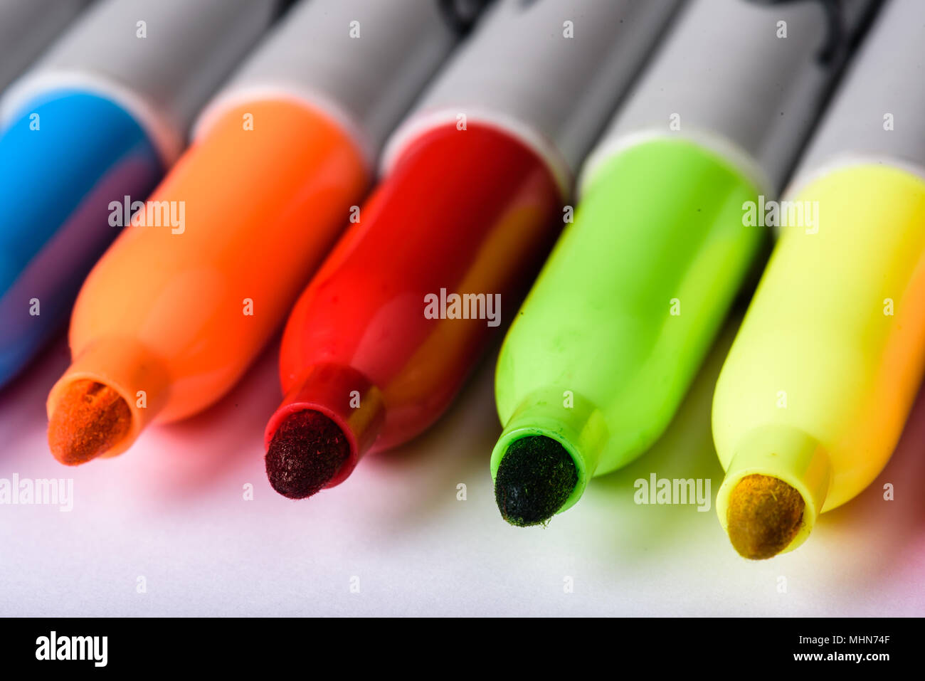 Felt Tip Pens Stock Photo Alamy