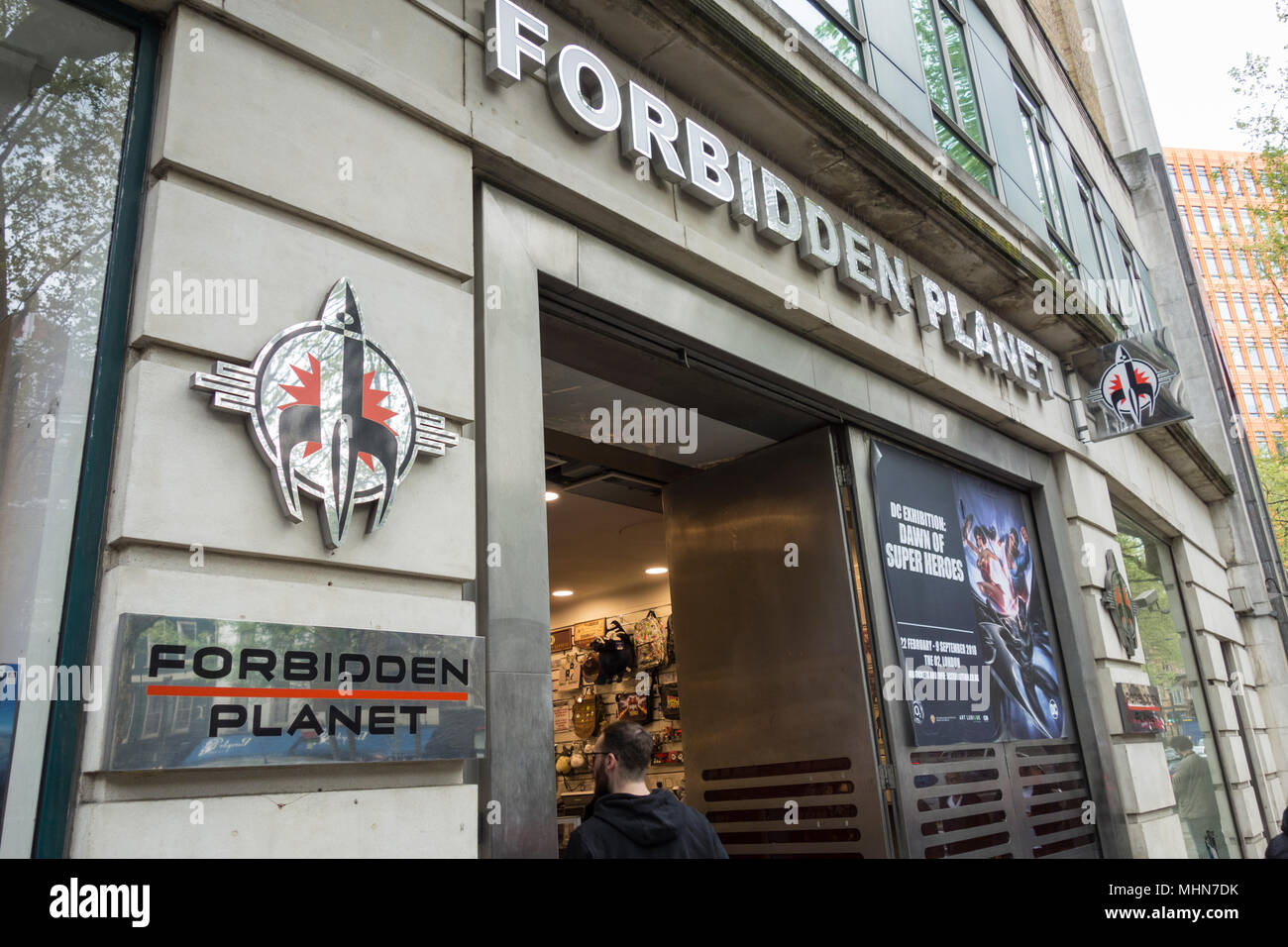 Forbidden Planet store on Shaftesbury Avenue, London, WC2, UK Stock Photo