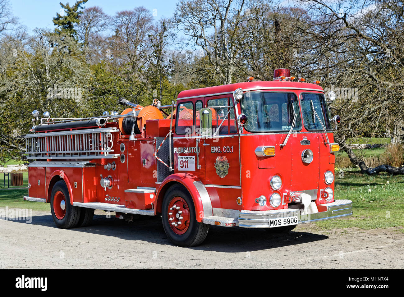 Pleasanton Fire Department ADWI Crown Coach Corporation Fire Appliance