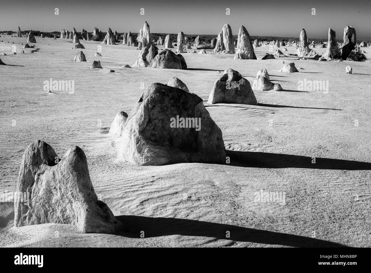 Western Australia; The Pinnacles, Nambung National Park Stock Photo