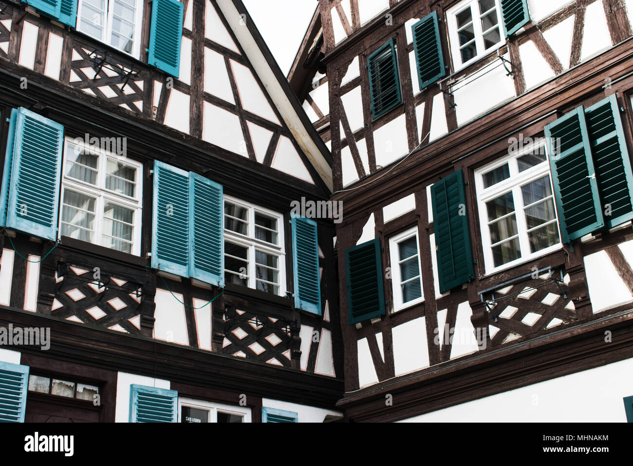 traditional german timber frame house in Gengenbach(BadenWuerttemberg