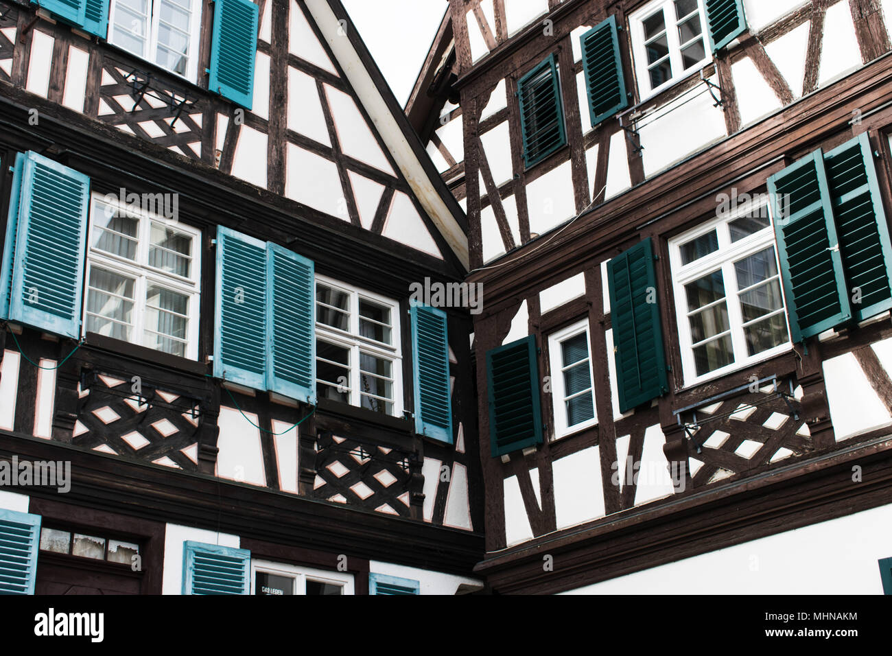 traditional german timber frame house in Gengenbach(Baden-Wuerttemberg) Stock Photo