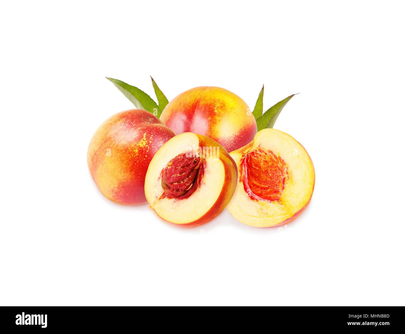 Fresh nectarines stock image. Image of fruit, dessert - 3768533