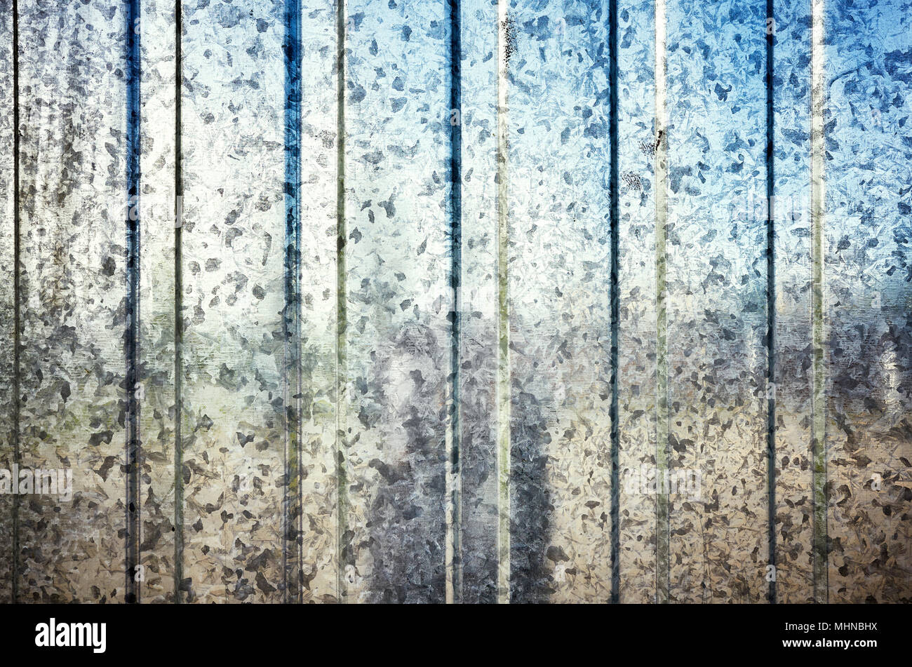 Weathered corrugated metal sheet wall background Stock Photo Alamy
