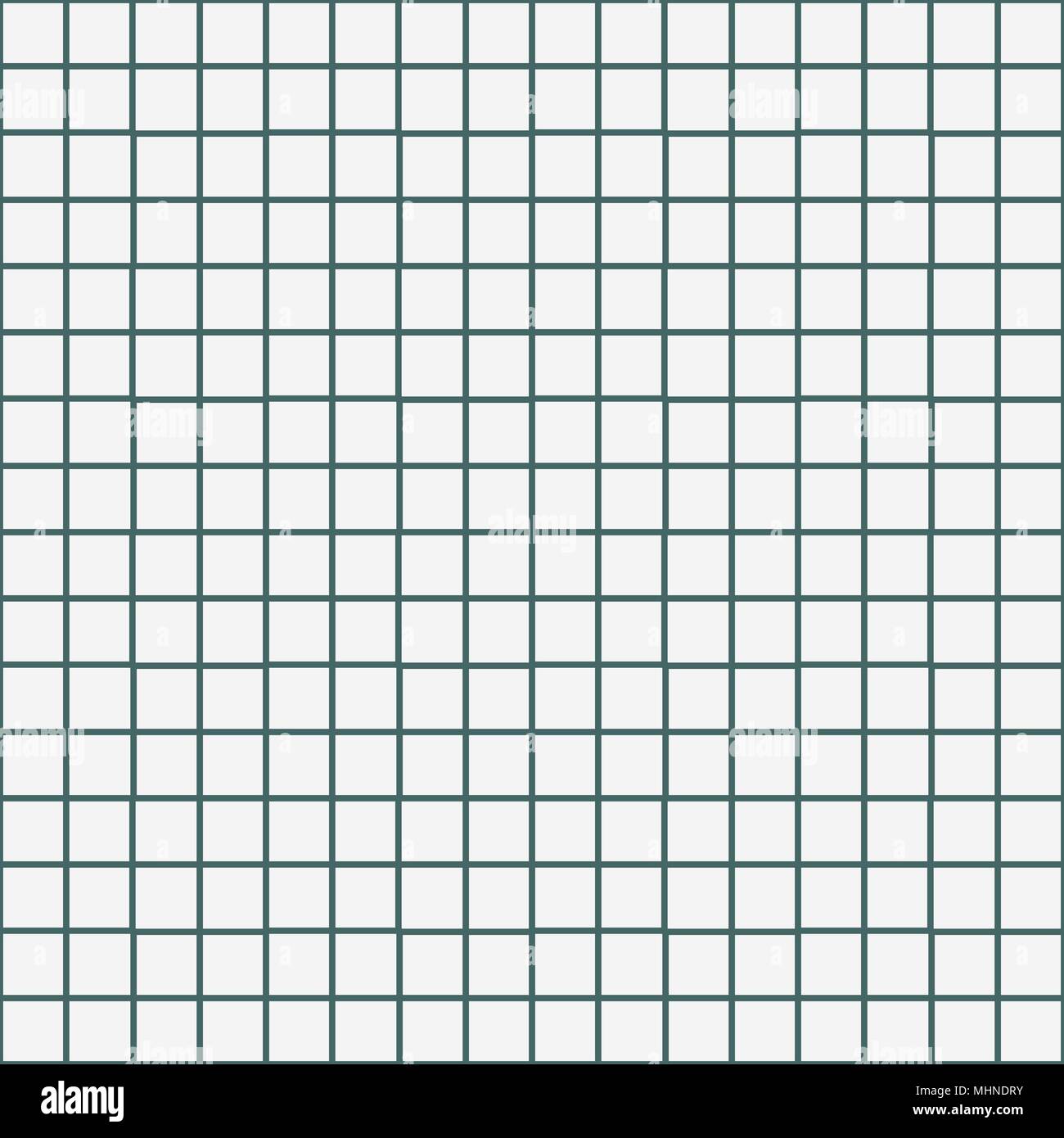 Paper Grid, paper squared Texture pattern seamless background. School notebook seamless pattern. Blue lines. Vector illustration. eps Stock Vector