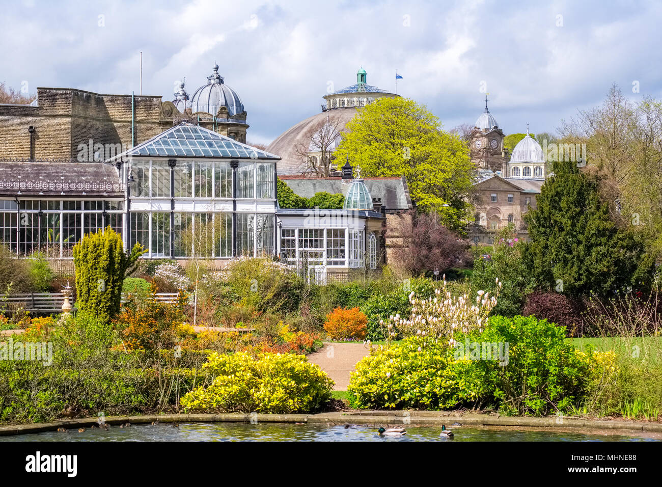 The Pavilion Gardens, The Park In The Centre Of The Spa Town Of Buxton ...