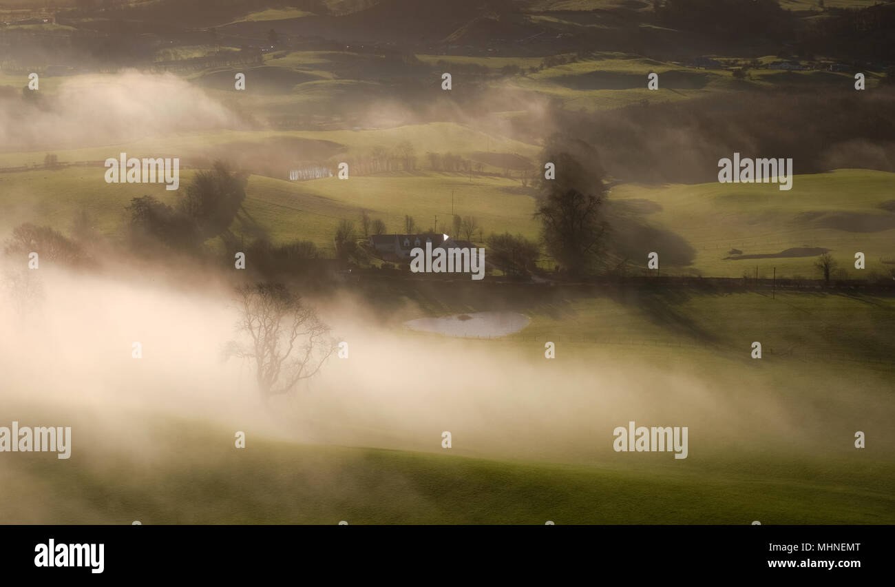 Loughcrew Valley, Oldcastle, Co. Meath, Ireland Stock Photo