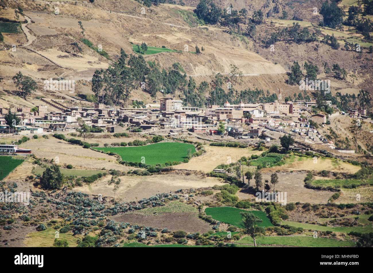 Landscape of Canta - Lima - Peru Stock Photo