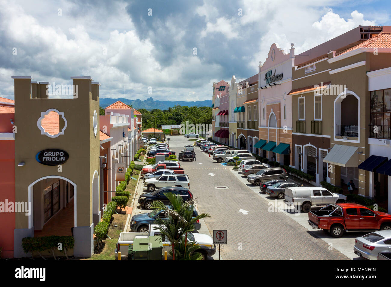 Shopping mall in Coronado, Panama, popular with the expats who have