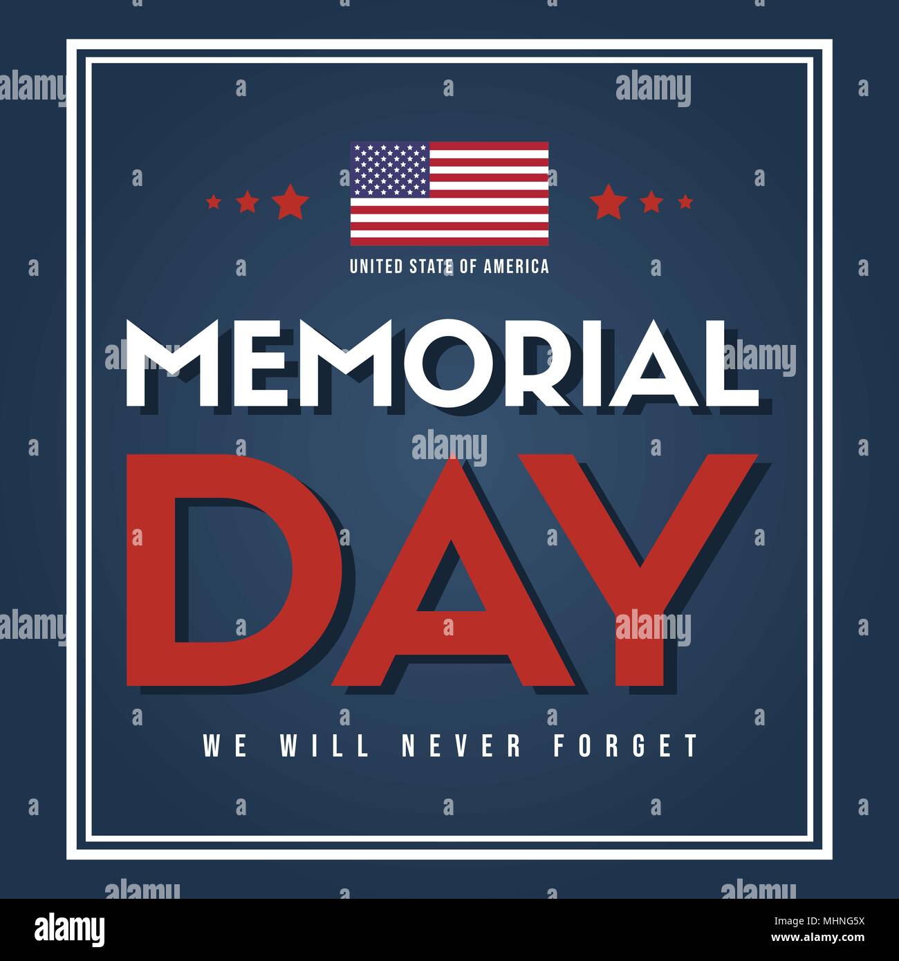 Happy memorial day national american Stock Vector Image & Art - Alamy