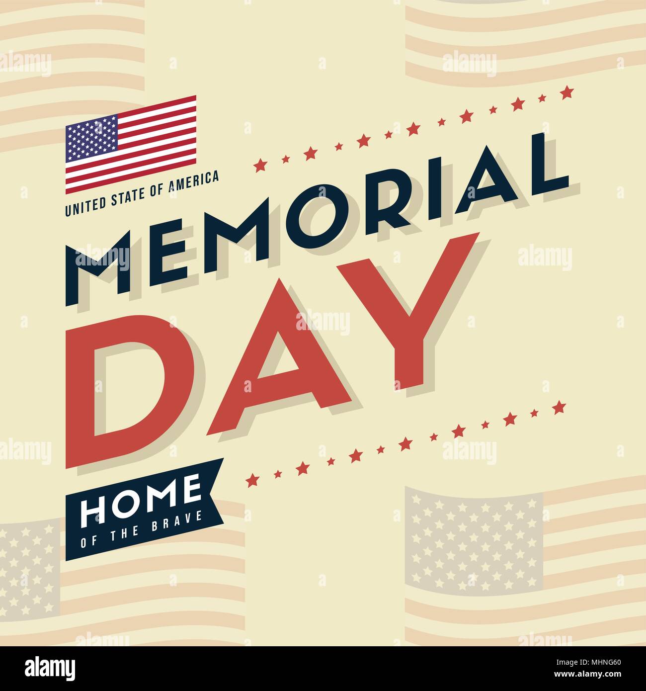 Happy memorial day national american Stock Vector Image & Art - Alamy