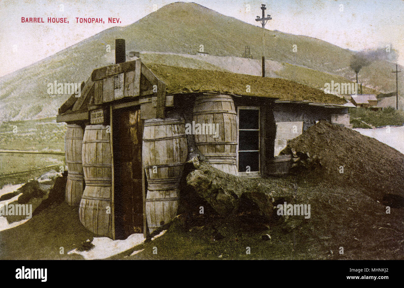 Barrel House Tonopah, Nevada, USA one of the first houses built in
