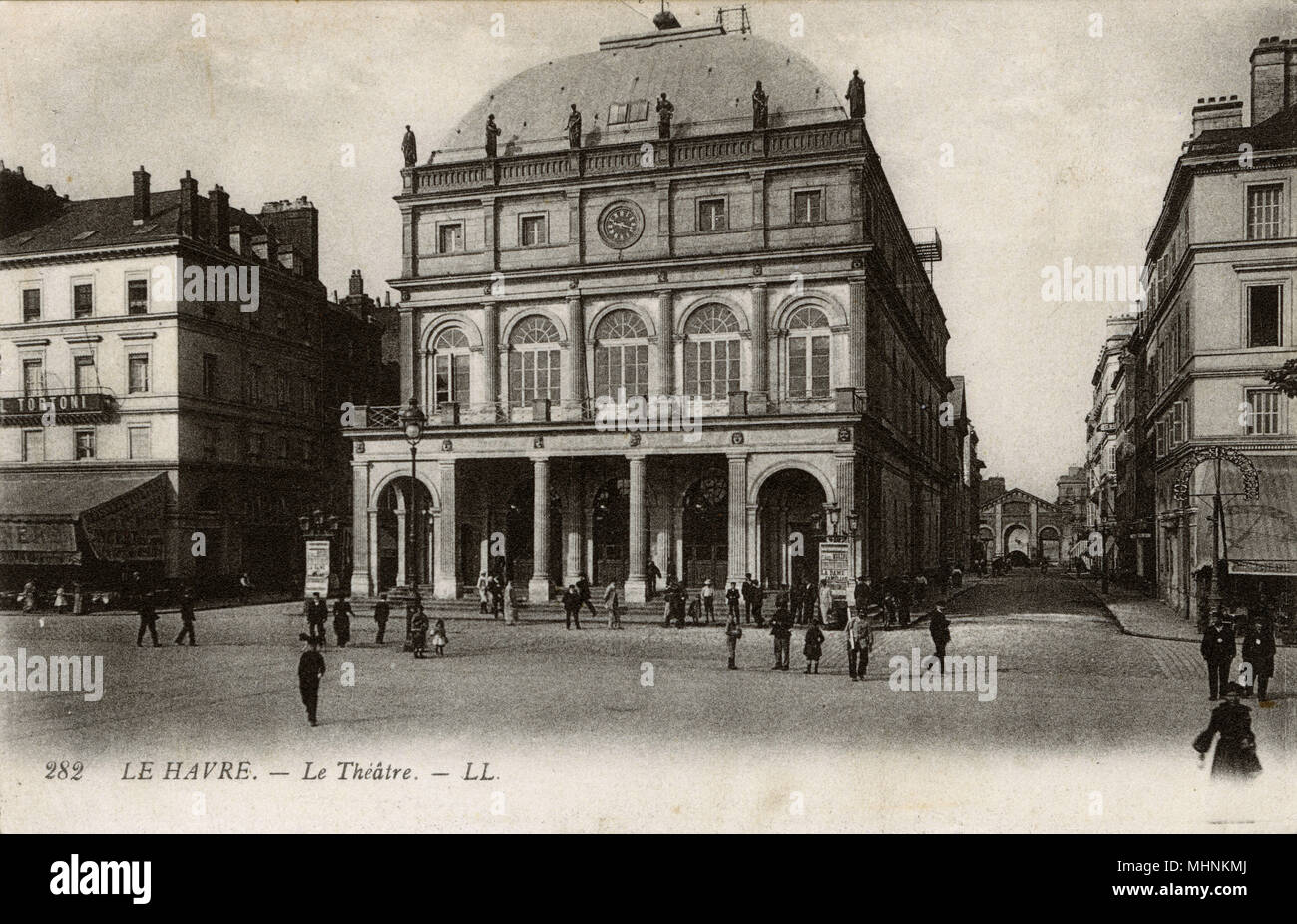 Le Havre, France The Grand Theatre Date circa 1906 Stock Photo Alamy